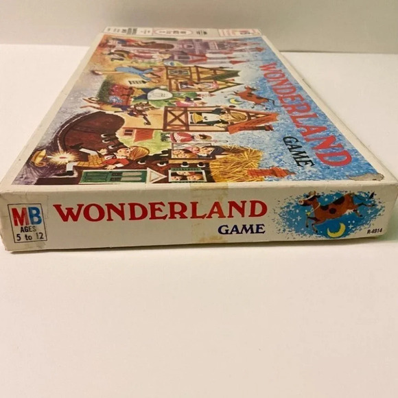 Rare Vintage 1969 Wonderland Nursery  Rhyme Characters Board Game Never Played - Picture 4 of 11